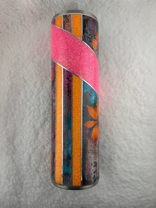 RTS 32 oz Tipsy Hot Pink and Orange