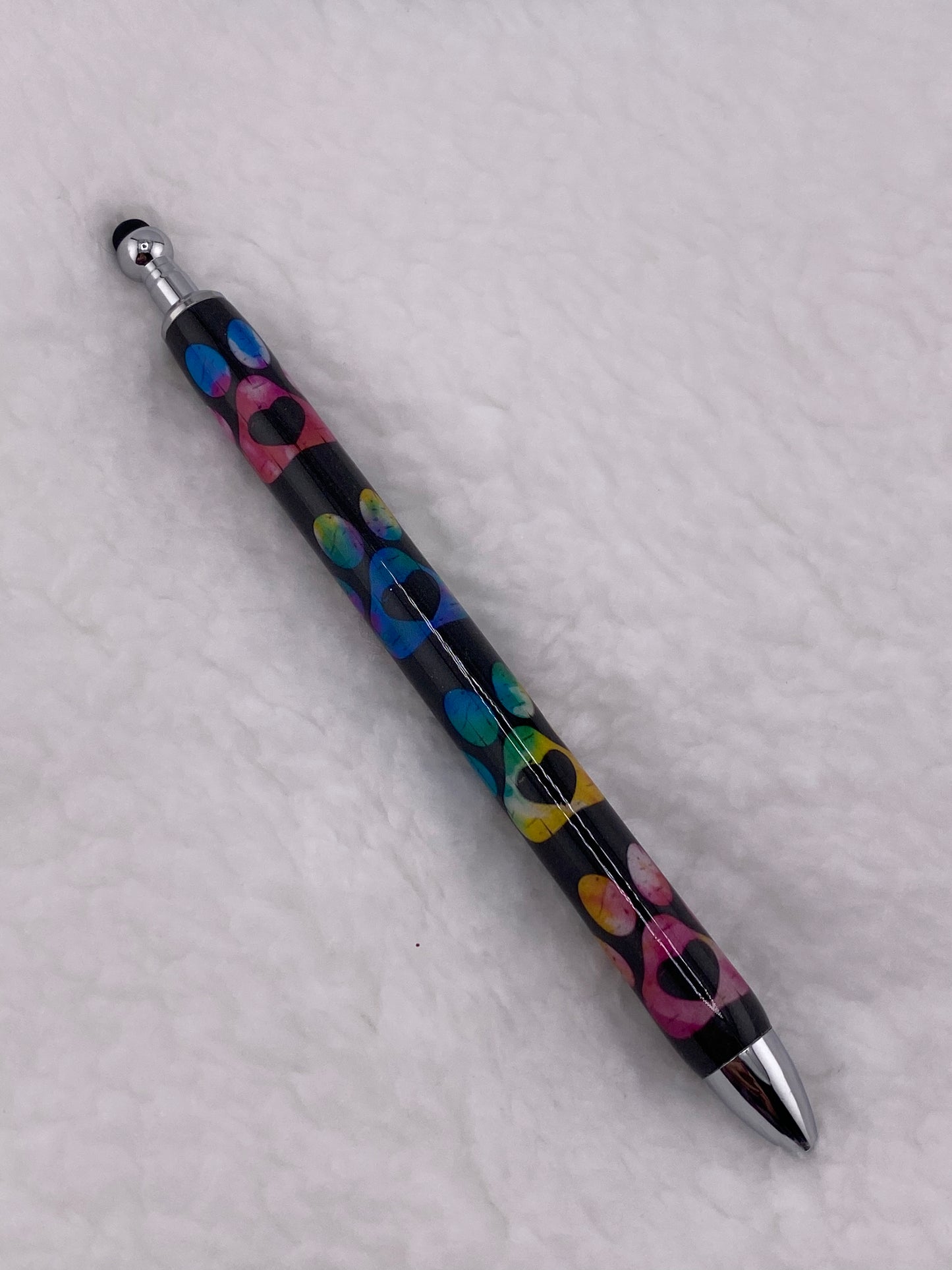 RTS Stylus Pen Multi colored Paw Print