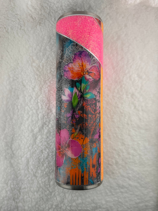 RTS 32 oz Tipsy Hot Pink and Orange