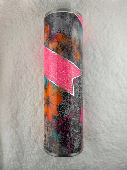 RTS 32 oz Tipsy Hot Pink and Orange
