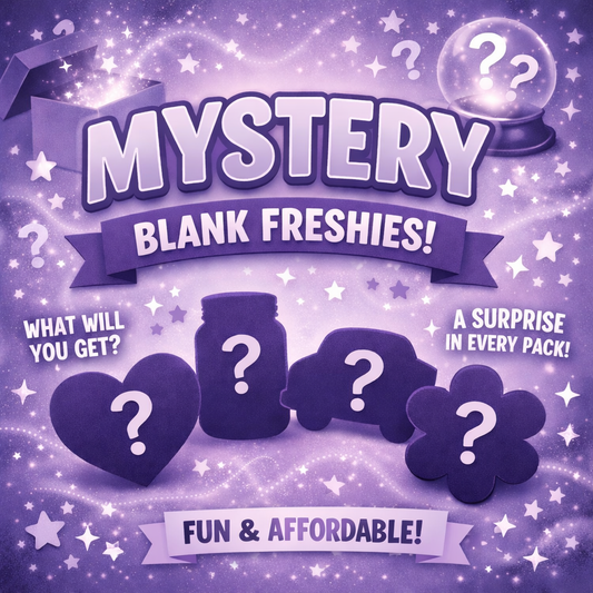 Mystery Unpainted Freshie Pack