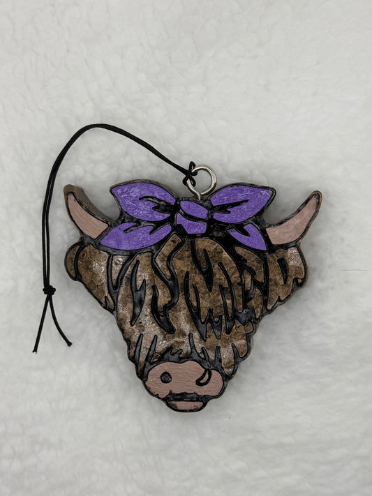 RTS Highland Cow Freshie Scent Banana Nut Bread
