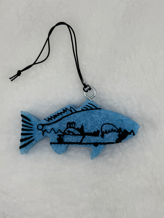 RTS Medium Fish Freshie Scent Kentucky Bourbon