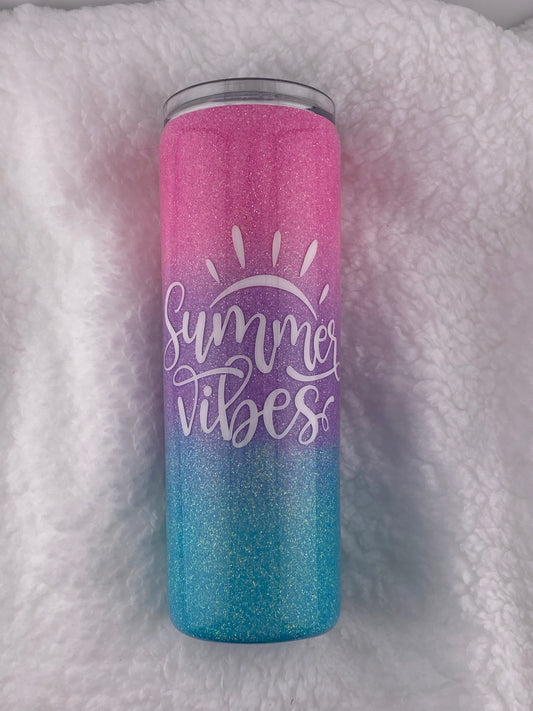 RTS Summer Vibes Tumbler (Pink, Purple, Blue)