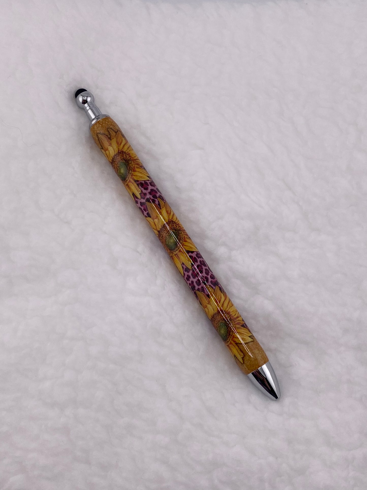 RTS Stylus Pen Sunflower Pink/Cheetah print