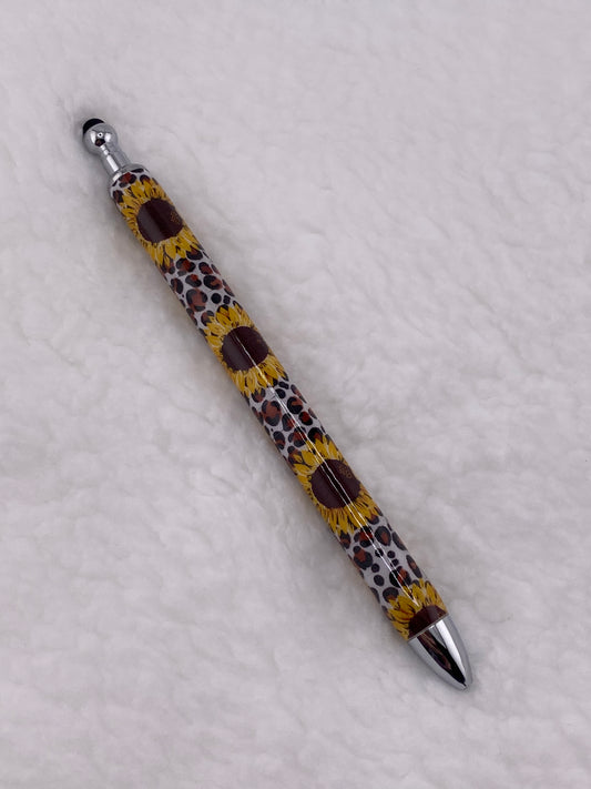 RTS Stylus Pen Sunflower Cheetah print